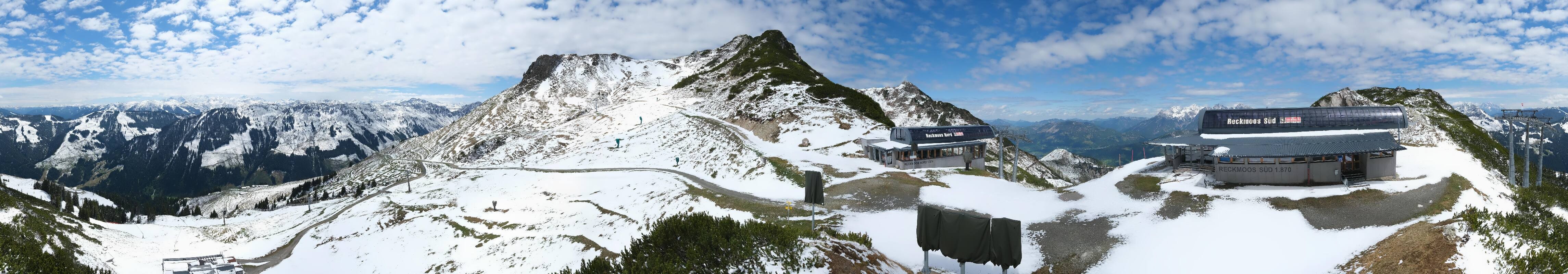 Archiv Foto Webcam Bergstation des Reckmoos-Sessellifts