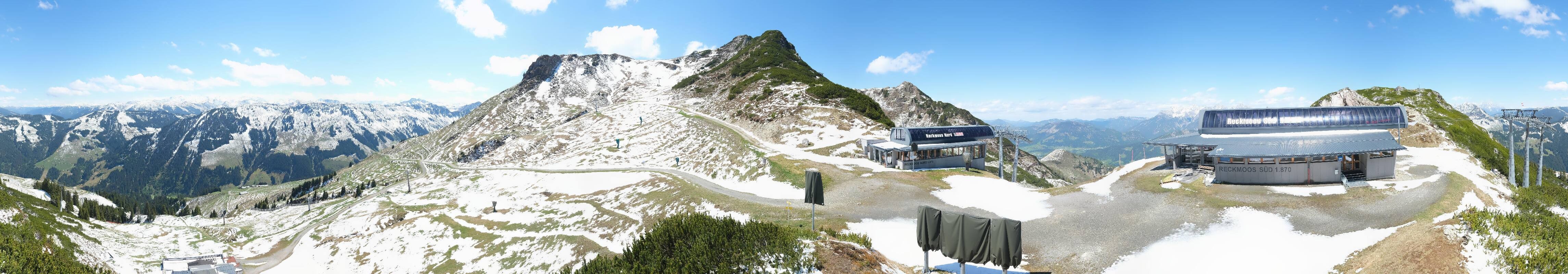 Archiv Foto Webcam Bergstation des Reckmoos-Sessellifts