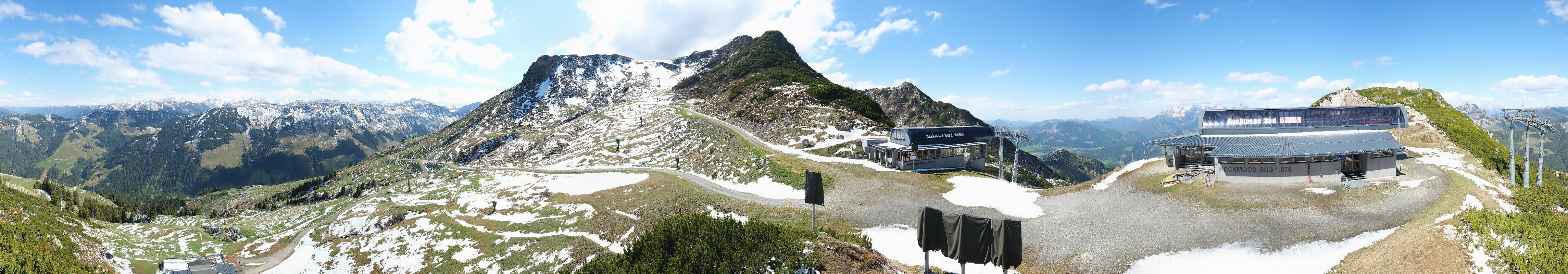 Archiv Foto Webcam Bergstation des Reckmoos-Sessellifts