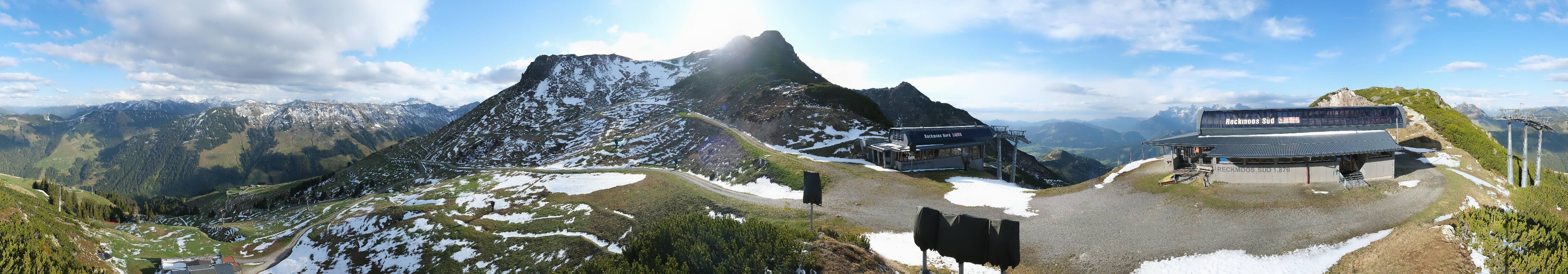 Archiv Foto Webcam Bergstation des Reckmoos-Sessellifts