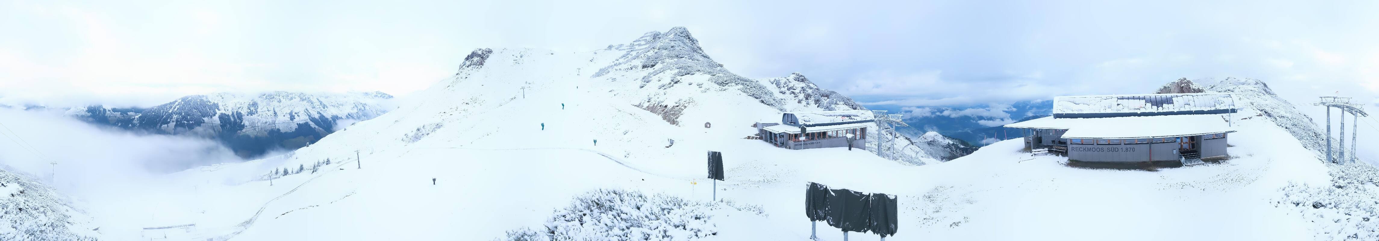 Archiv Foto Webcam Bergstation des Reckmoos-Sessellifts