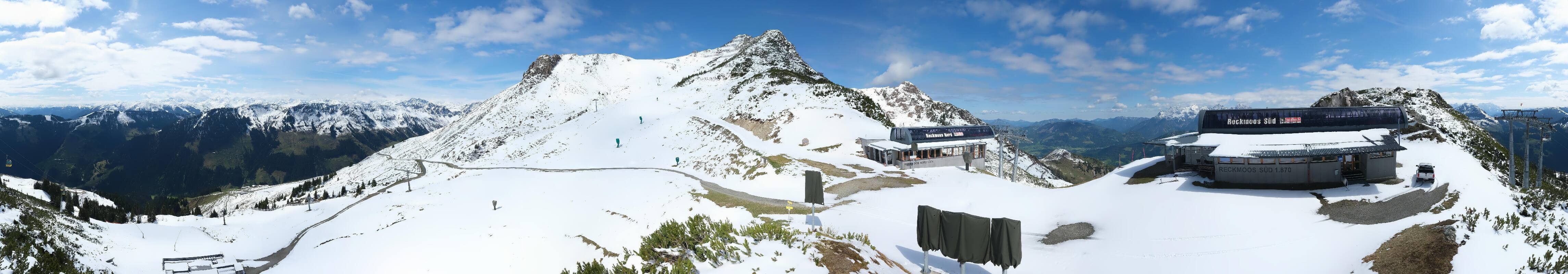 Archiv Foto Webcam Bergstation des Reckmoos-Sessellifts