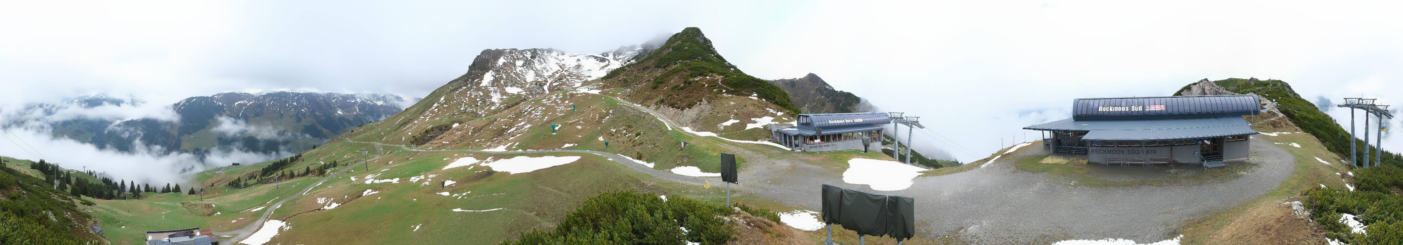 Archiv Foto Webcam Bergstation des Reckmoos-Sessellifts