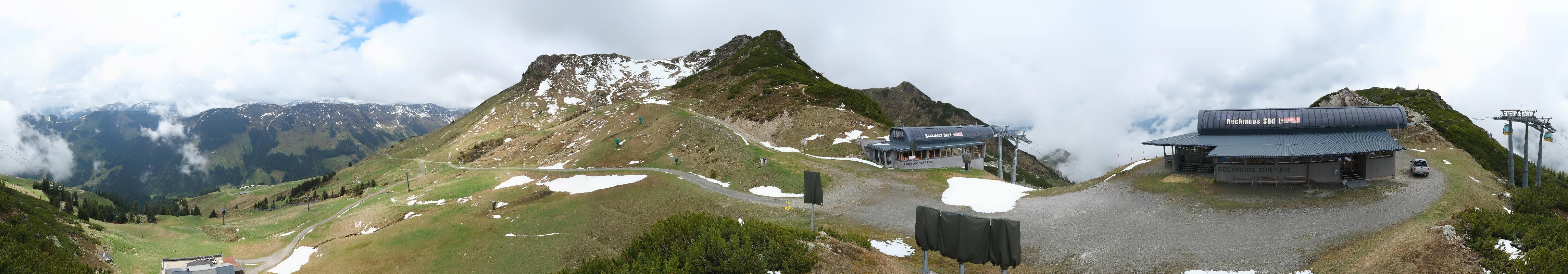 Archiv Foto Webcam Bergstation des Reckmoos-Sessellifts