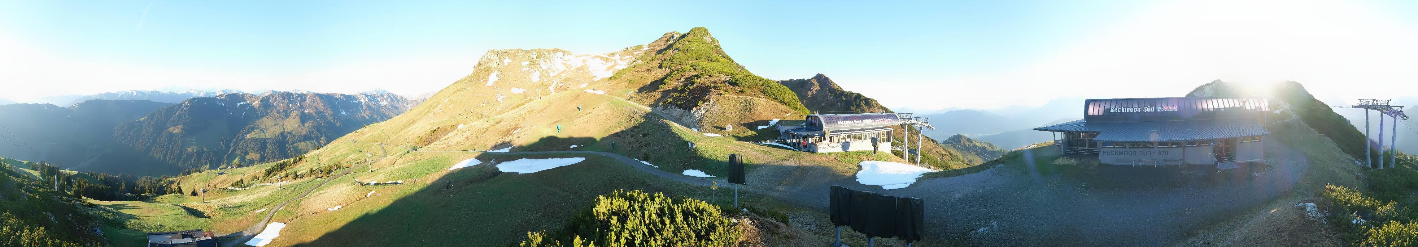 Archiv Foto Webcam Bergstation des Reckmoos-Sessellifts