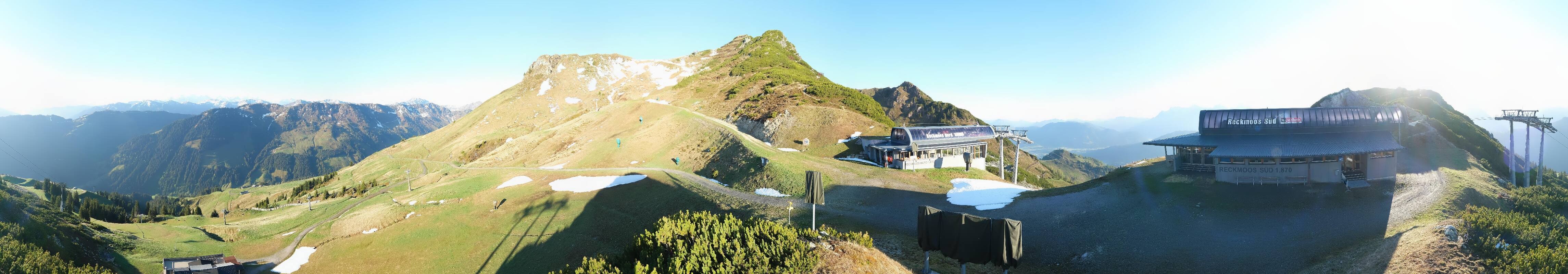 Archiv Foto Webcam Bergstation des Reckmoos-Sessellifts