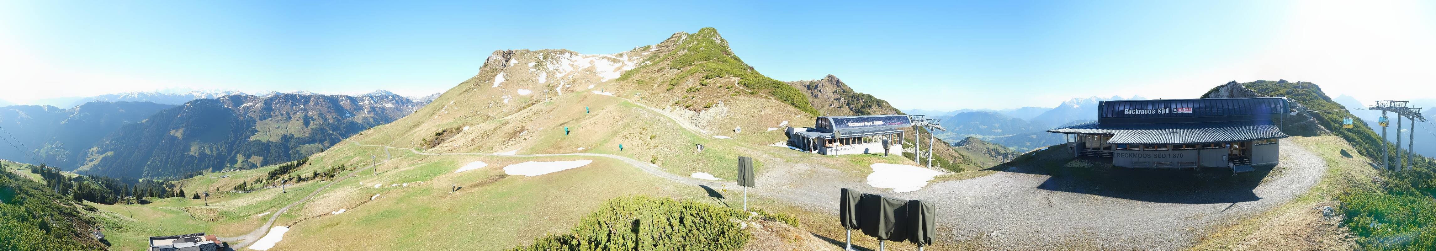 Archiv Foto Webcam Bergstation des Reckmoos-Sessellifts