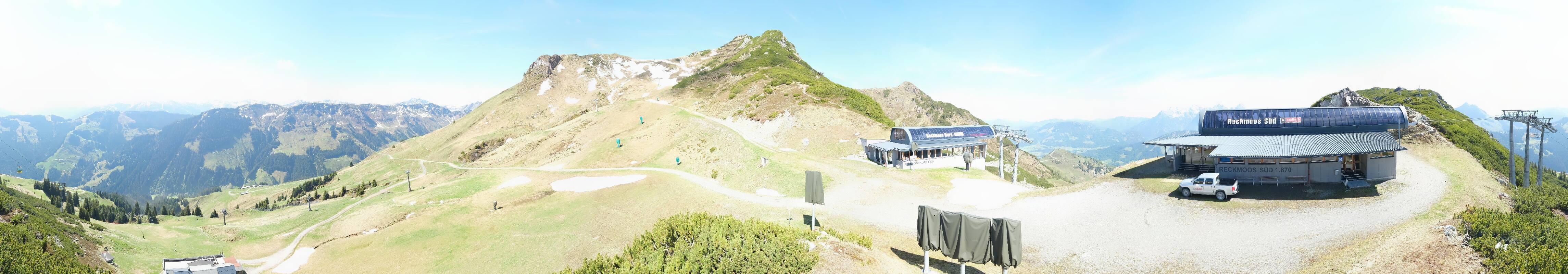 Archiv Foto Webcam Bergstation des Reckmoos-Sessellifts