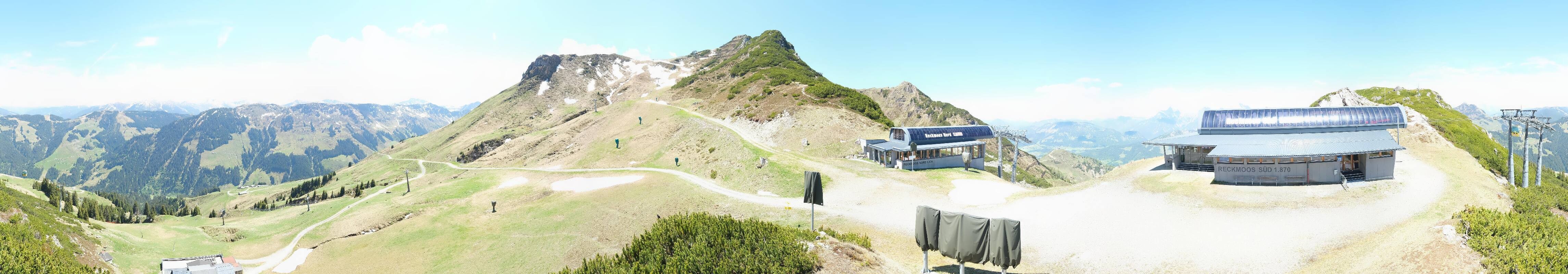 Archiv Foto Webcam Bergstation des Reckmoos-Sessellifts
