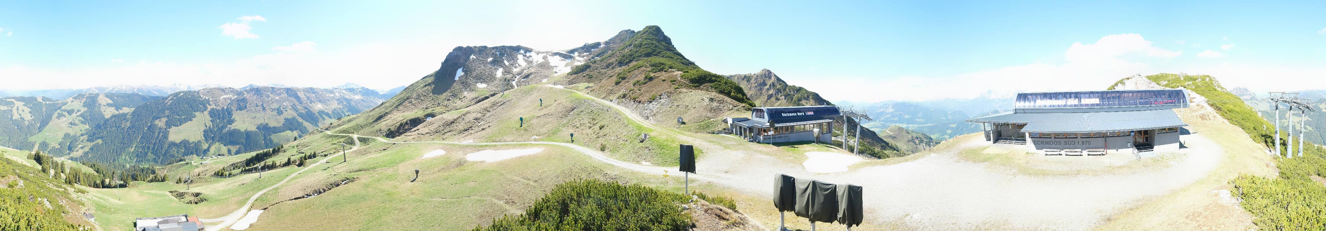 Archiv Foto Webcam Bergstation des Reckmoos-Sessellifts