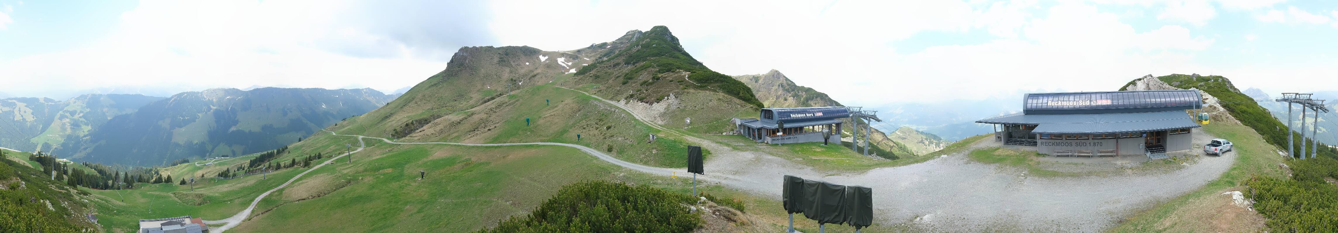 Archiv Foto Webcam Bergstation des Reckmoos-Sessellifts