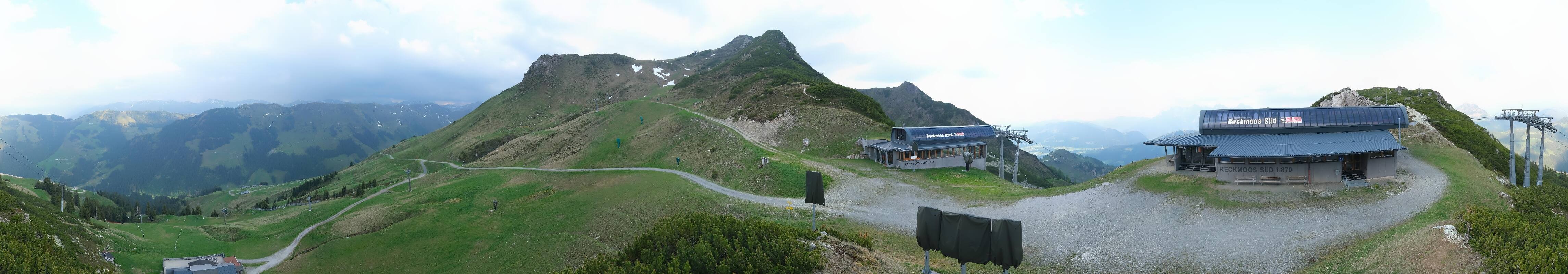 Archiv Foto Webcam Bergstation des Reckmoos-Sessellifts