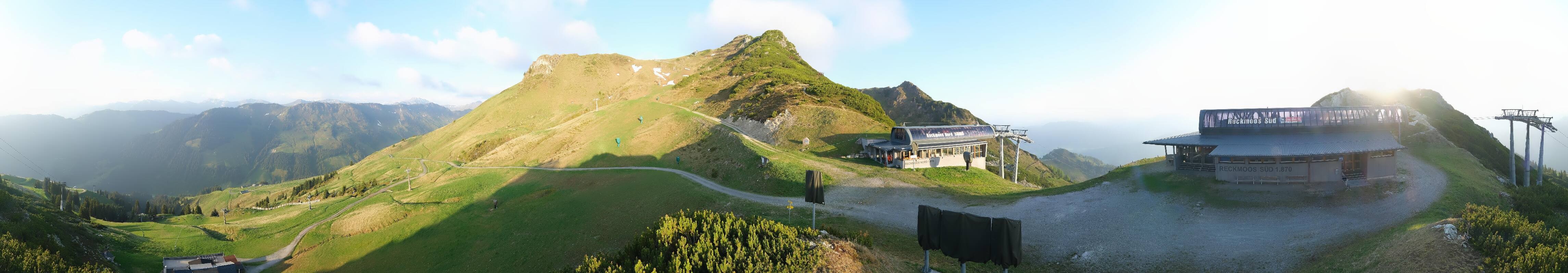 Archiv Foto Webcam Bergstation des Reckmoos-Sessellifts