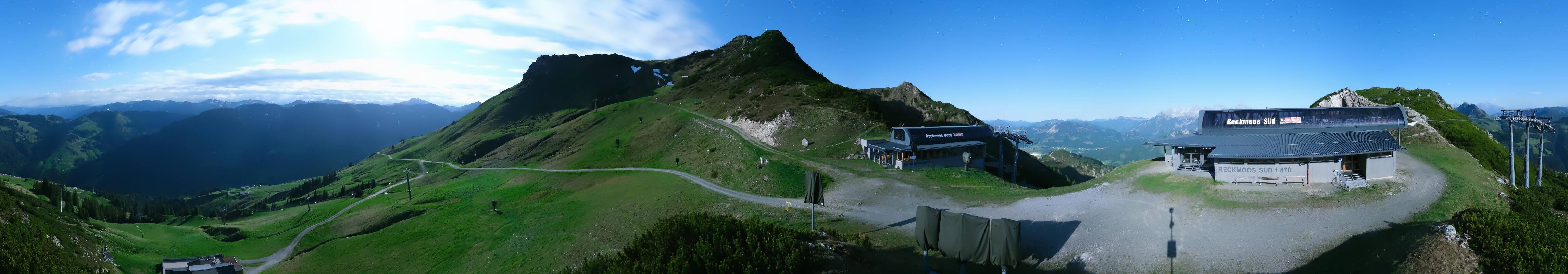Archiv Foto Webcam Bergstation des Reckmoos-Sessellifts