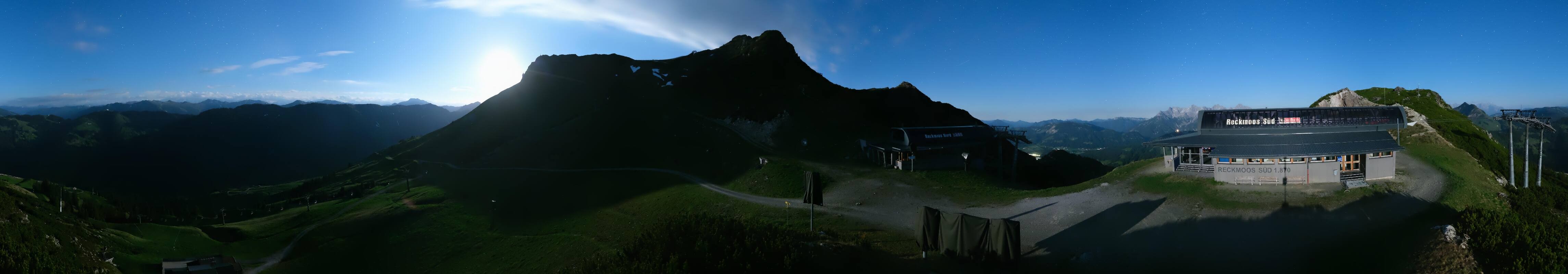 Archiv Foto Webcam Bergstation des Reckmoos-Sessellifts