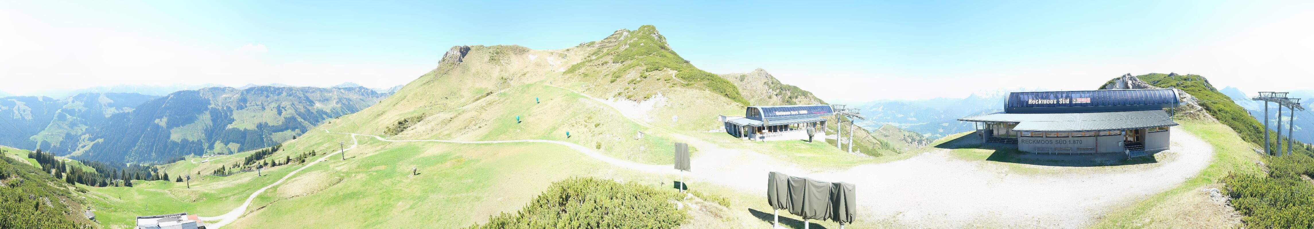 Archiv Foto Webcam Bergstation des Reckmoos-Sessellifts