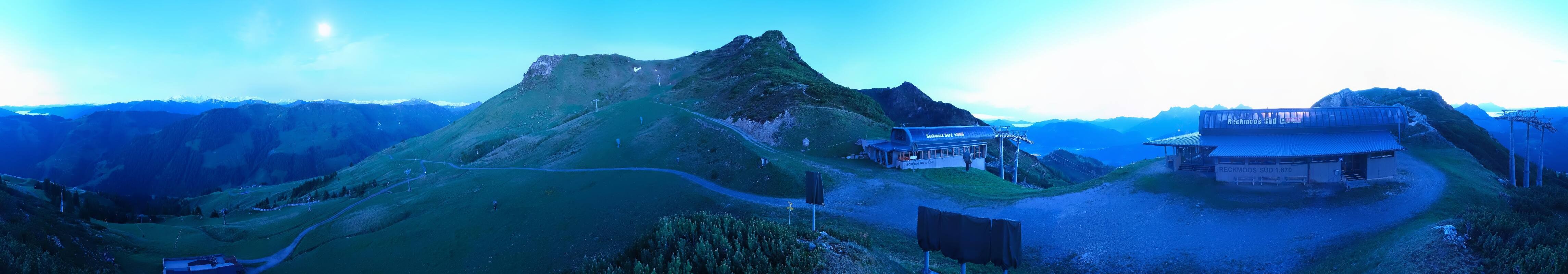 Archiv Foto Webcam Bergstation des Reckmoos-Sessellifts