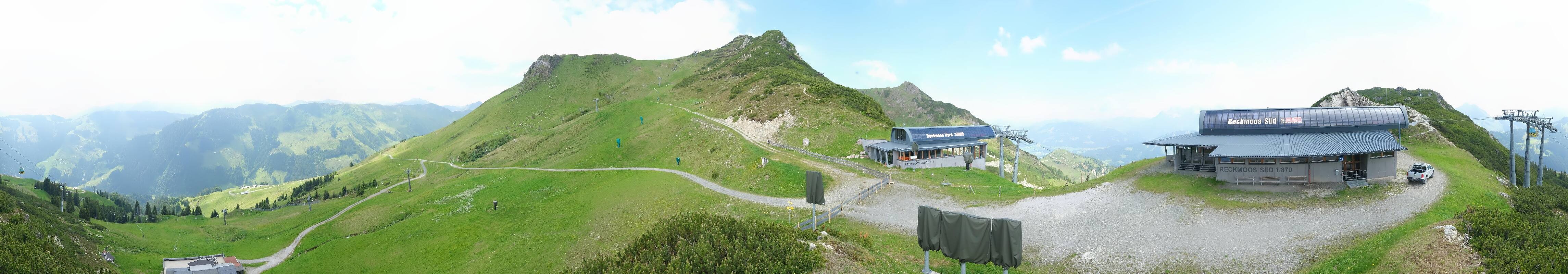 Archiv Foto Webcam Bergstation des Reckmoos-Sessellifts
