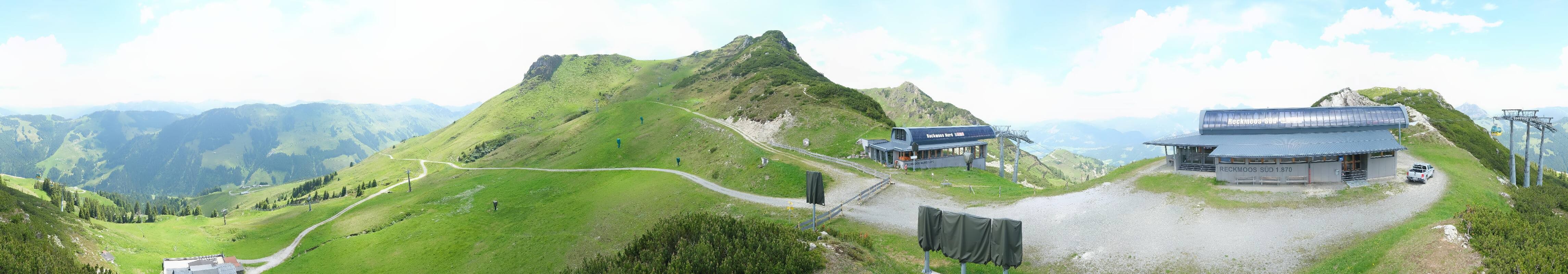 Archiv Foto Webcam Bergstation des Reckmoos-Sessellifts