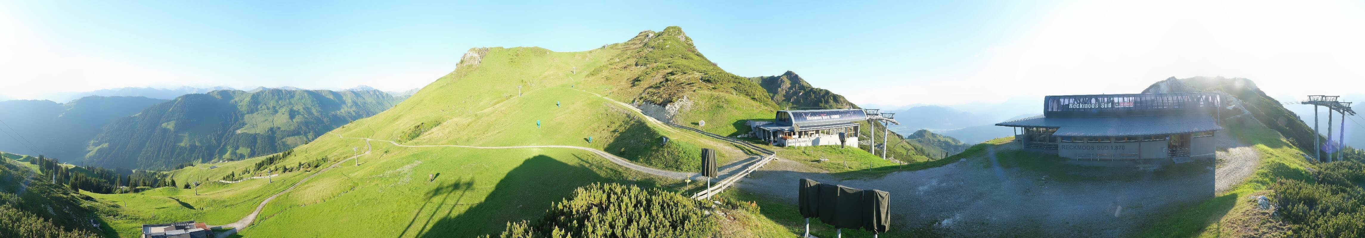 Archiv Foto Webcam Bergstation des Reckmoos-Sessellifts