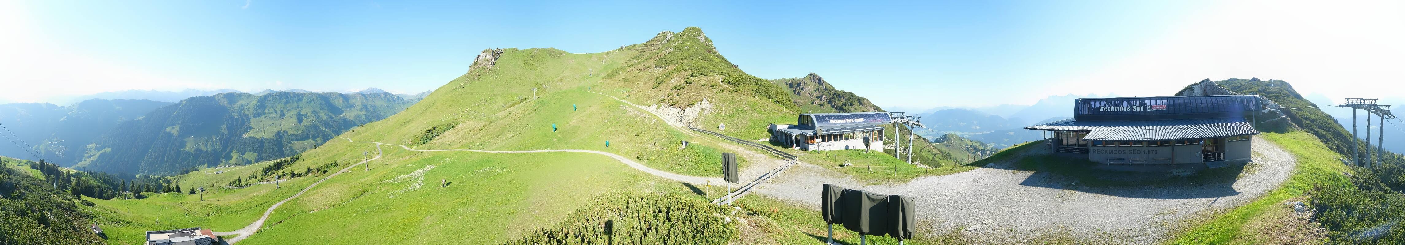 Archiv Foto Webcam Bergstation des Reckmoos-Sessellifts