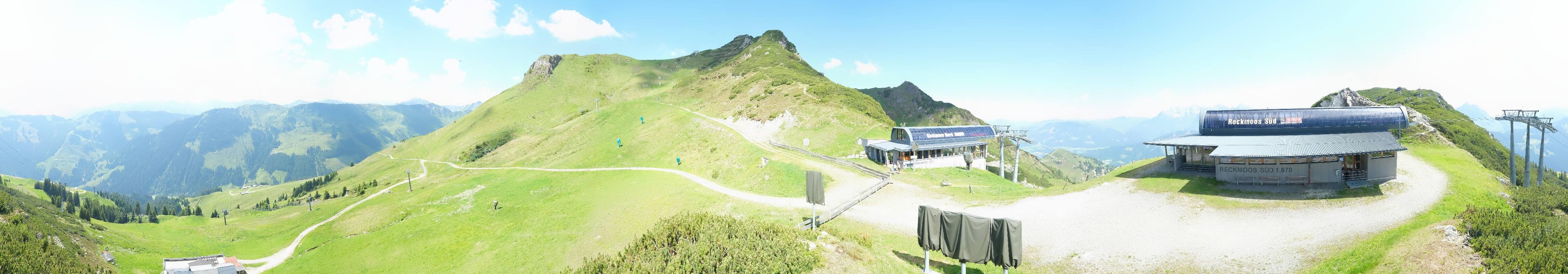 Archiv Foto Webcam Bergstation des Reckmoos-Sessellifts