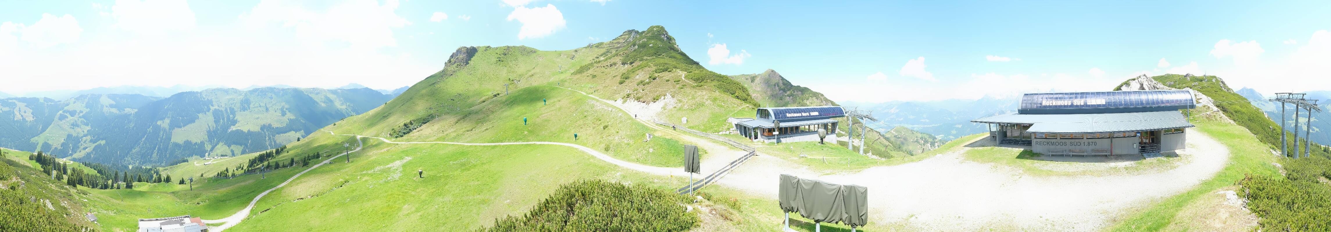 Archiv Foto Webcam Bergstation des Reckmoos-Sessellifts