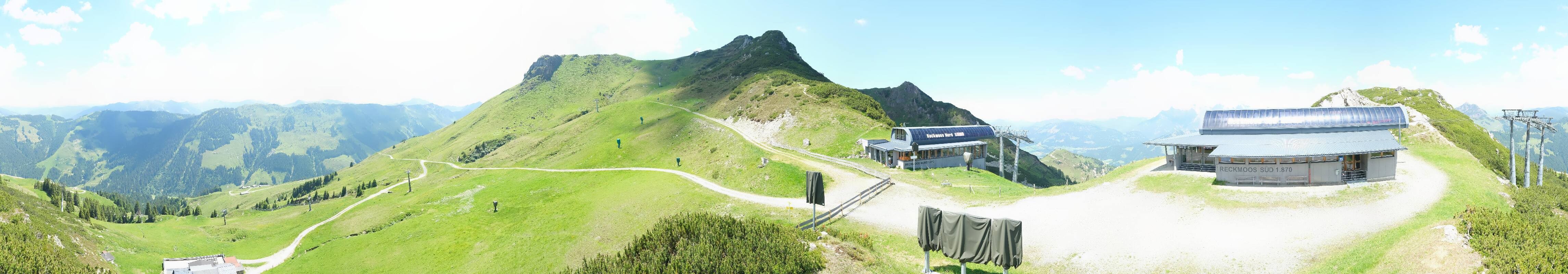Archiv Foto Webcam Bergstation des Reckmoos-Sessellifts