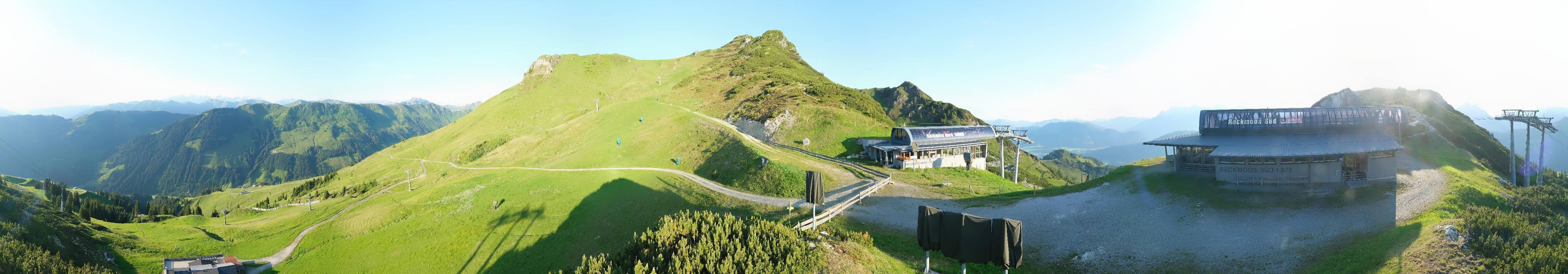 Archiv Foto Webcam Bergstation des Reckmoos-Sessellifts