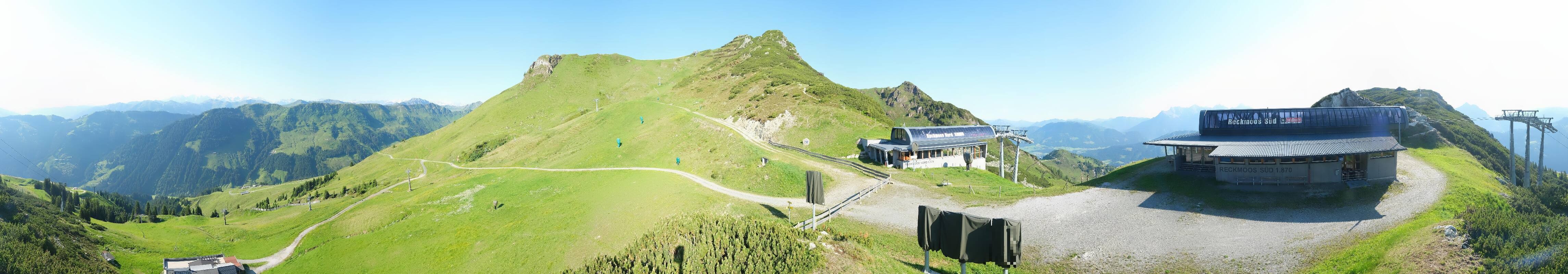 Archiv Foto Webcam Bergstation des Reckmoos-Sessellifts