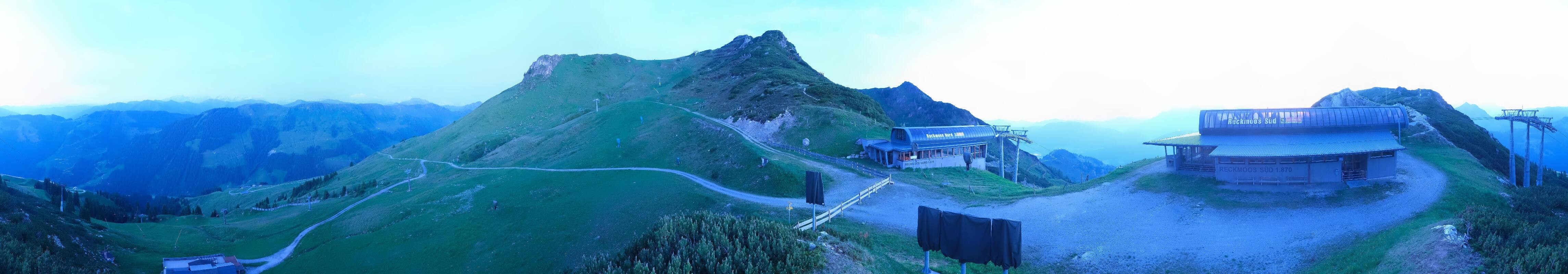 Archiv Foto Webcam Bergstation des Reckmoos-Sessellifts