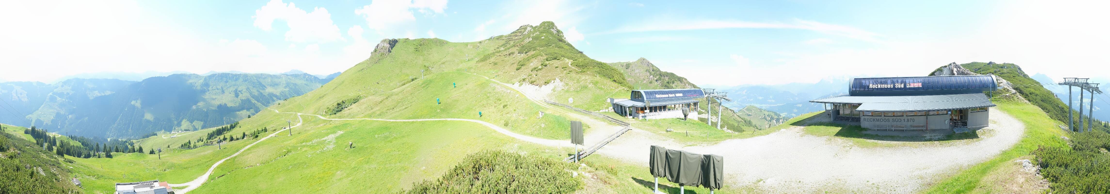 Archiv Foto Webcam Bergstation des Reckmoos-Sessellifts