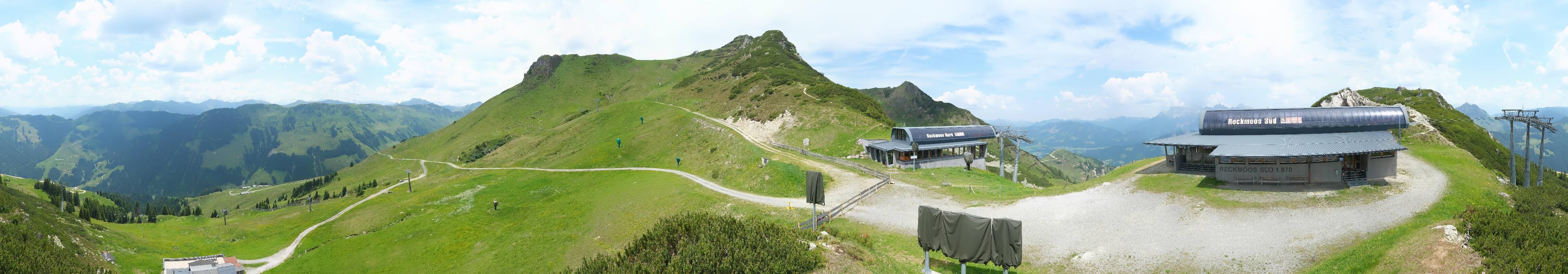 Archiv Foto Webcam Bergstation des Reckmoos-Sessellifts