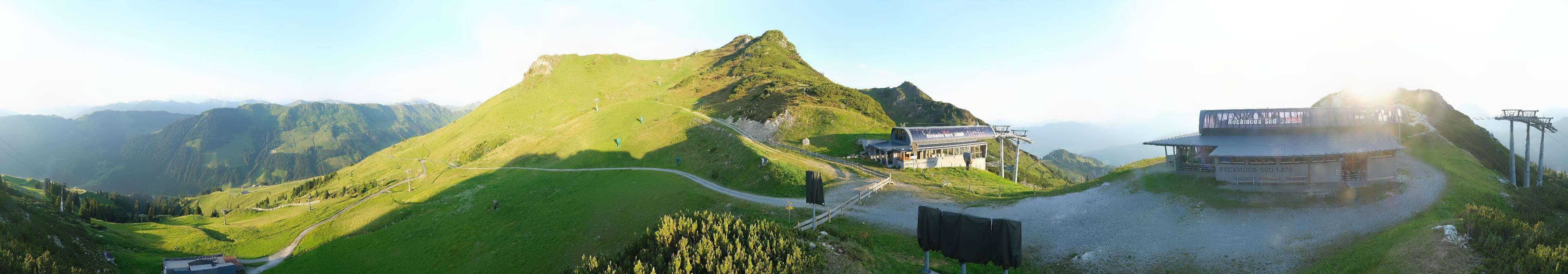 Archiv Foto Webcam Bergstation des Reckmoos-Sessellifts