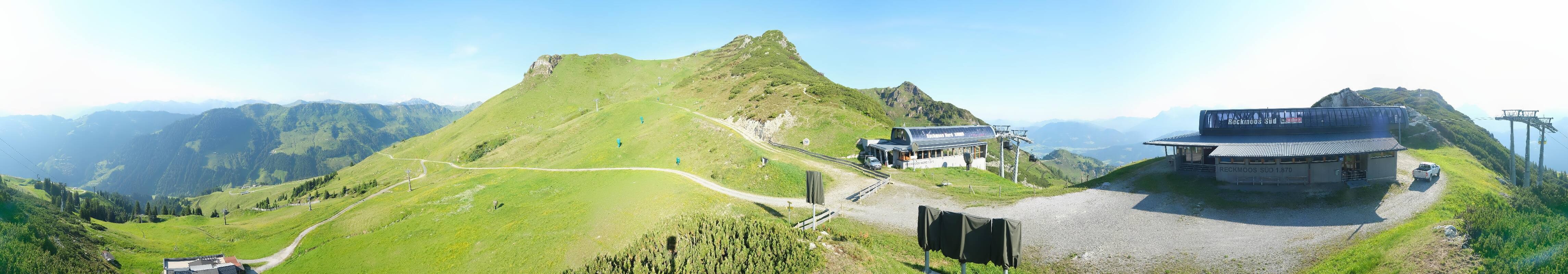 Archiv Foto Webcam Bergstation des Reckmoos-Sessellifts