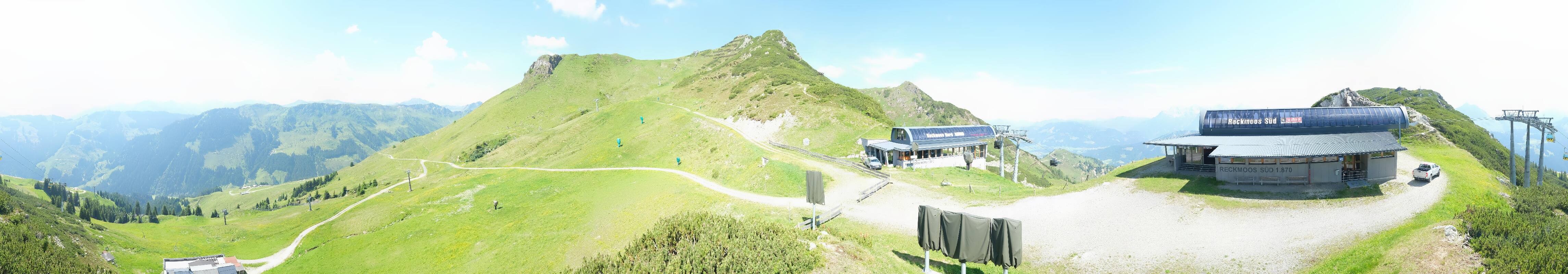 Archiv Foto Webcam Bergstation des Reckmoos-Sessellifts