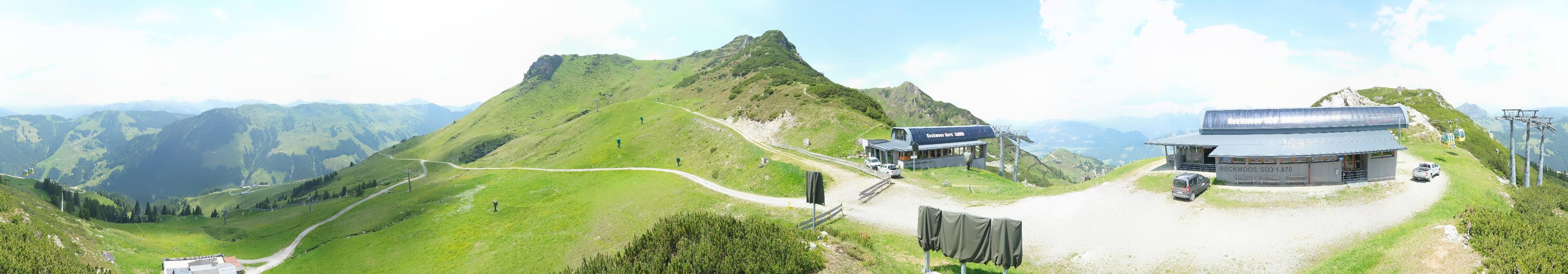Archiv Foto Webcam Bergstation des Reckmoos-Sessellifts
