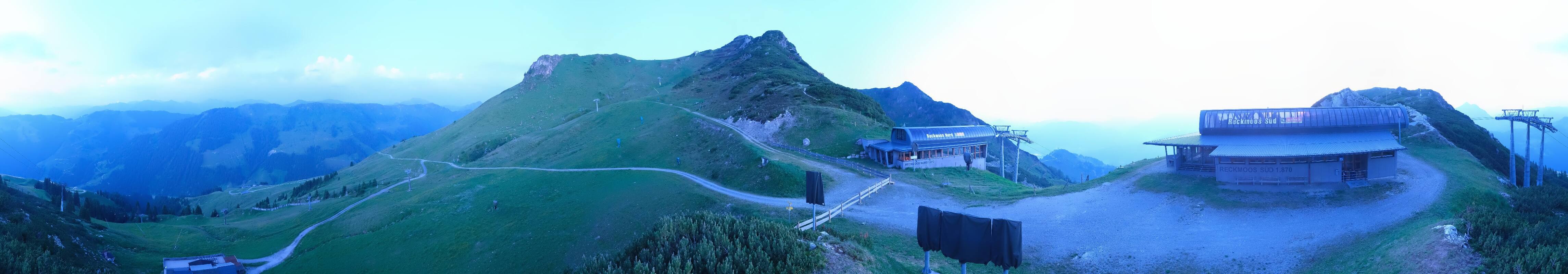 Archiv Foto Webcam Bergstation des Reckmoos-Sessellifts