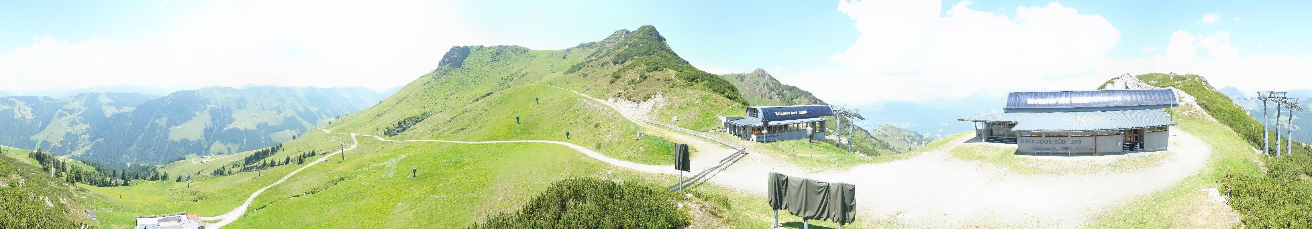 Archiv Foto Webcam Bergstation des Reckmoos-Sessellifts