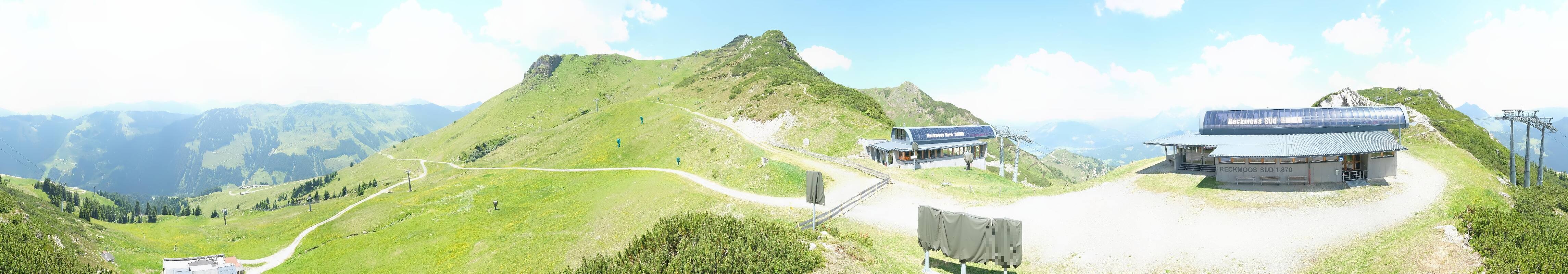 Archiv Foto Webcam Bergstation des Reckmoos-Sessellifts