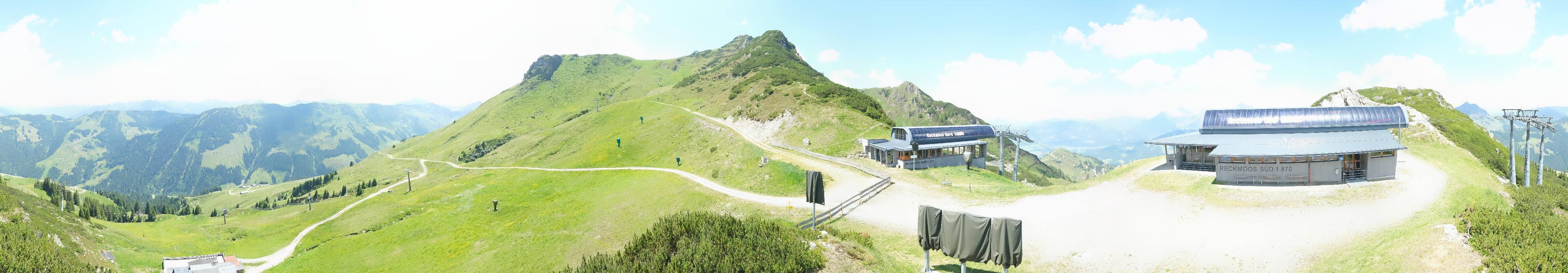 Archiv Foto Webcam Bergstation des Reckmoos-Sessellifts