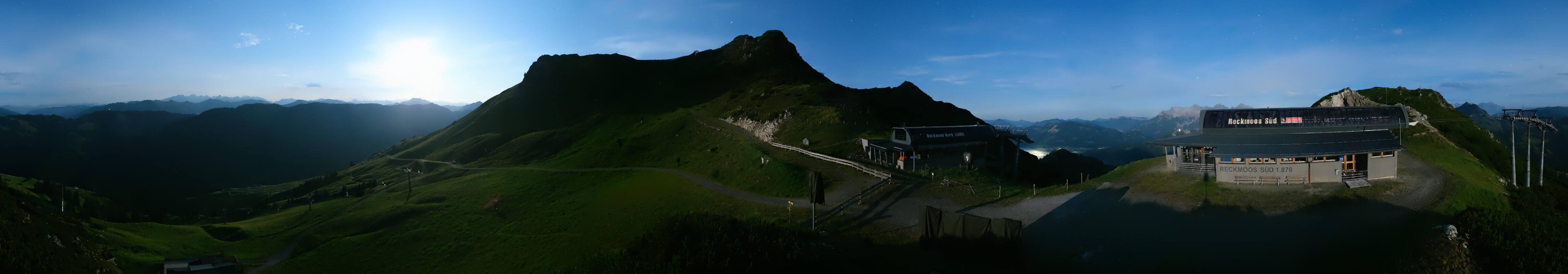 Archiv Foto Webcam Bergstation des Reckmoos-Sessellifts
