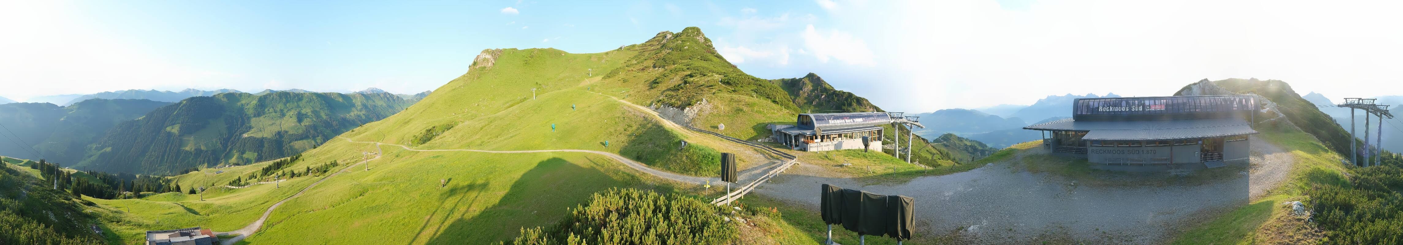 Archiv Foto Webcam Bergstation des Reckmoos-Sessellifts