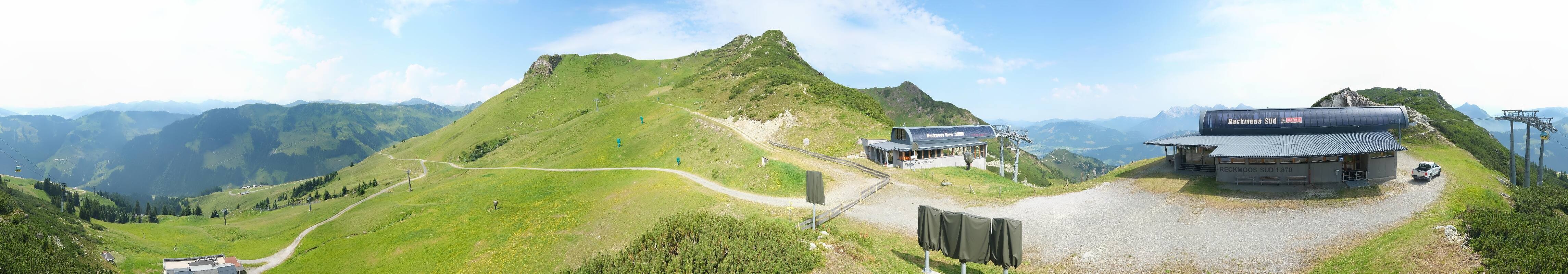 Archiv Foto Webcam Bergstation des Reckmoos-Sessellifts