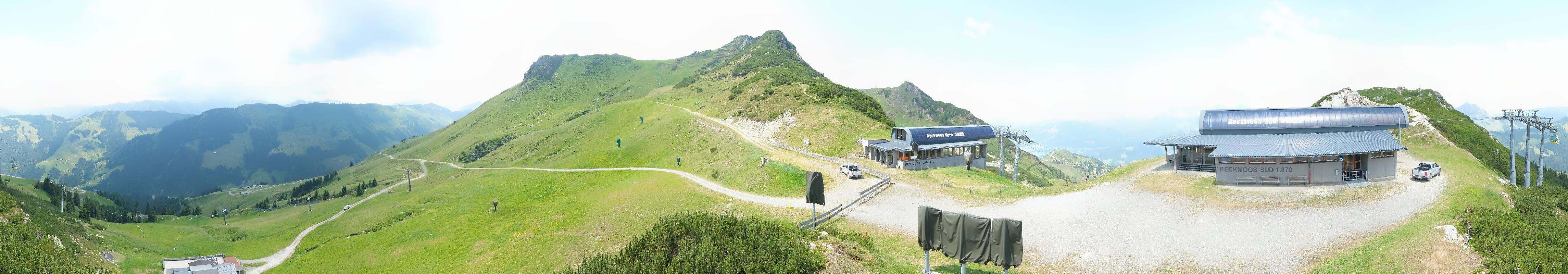 Archiv Foto Webcam Bergstation des Reckmoos-Sessellifts