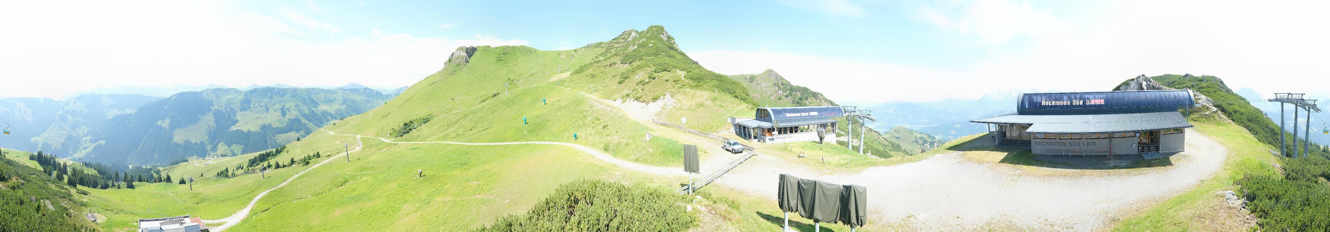 Archiv Foto Webcam Bergstation des Reckmoos-Sessellifts