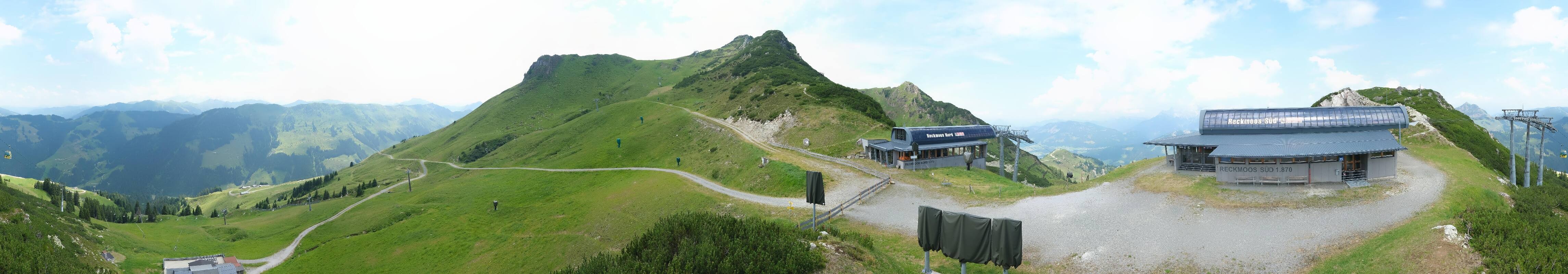 Archiv Foto Webcam Bergstation des Reckmoos-Sessellifts