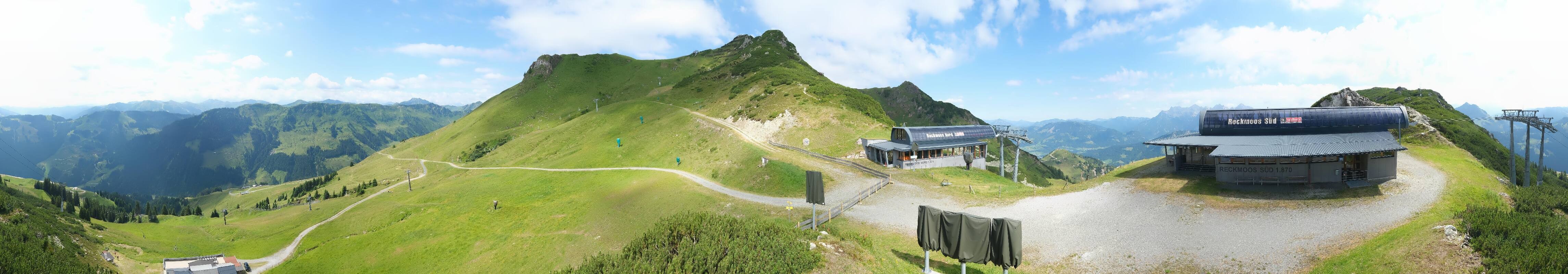 Archiv Foto Webcam Bergstation des Reckmoos-Sessellifts