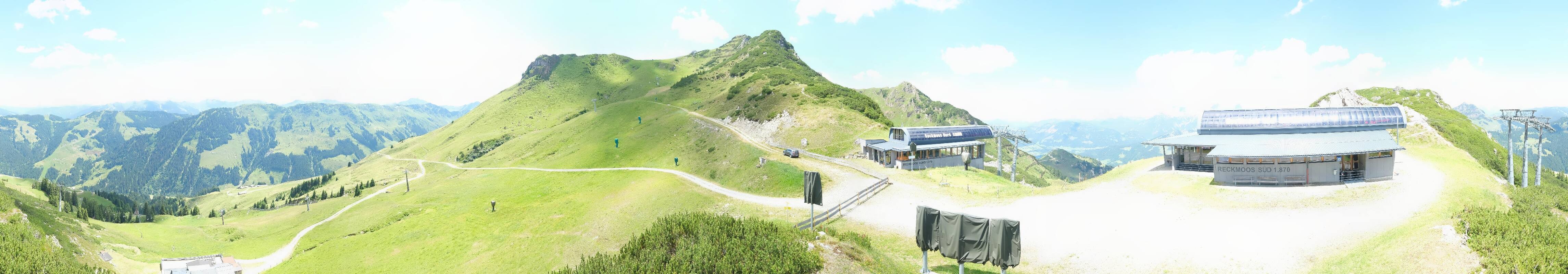 Archiv Foto Webcam Bergstation des Reckmoos-Sessellifts