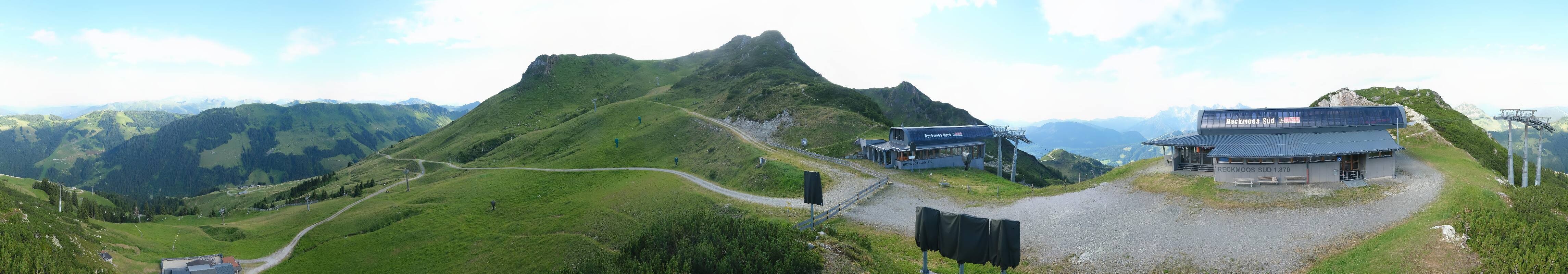 Archiv Foto Webcam Bergstation des Reckmoos-Sessellifts